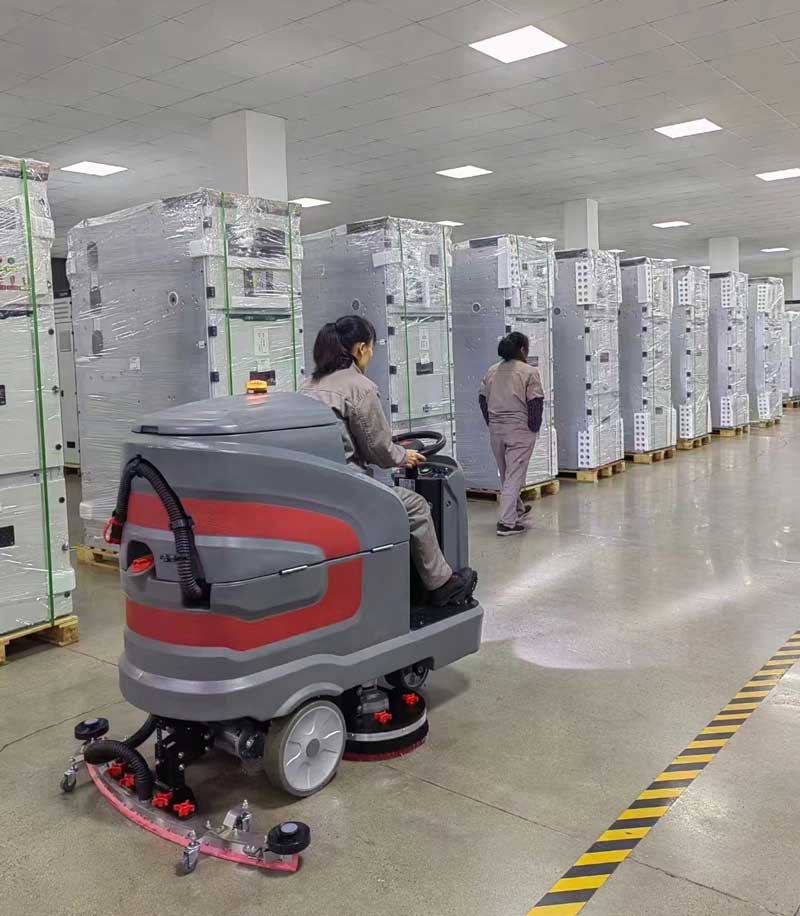 常熟市龍騰焊材從采購(gòu)掃地機(jī)到洗地機(jī)